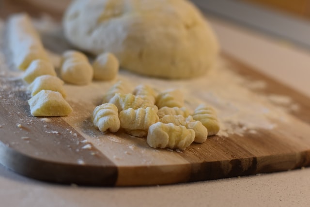 All pasta shapes - gnocchi